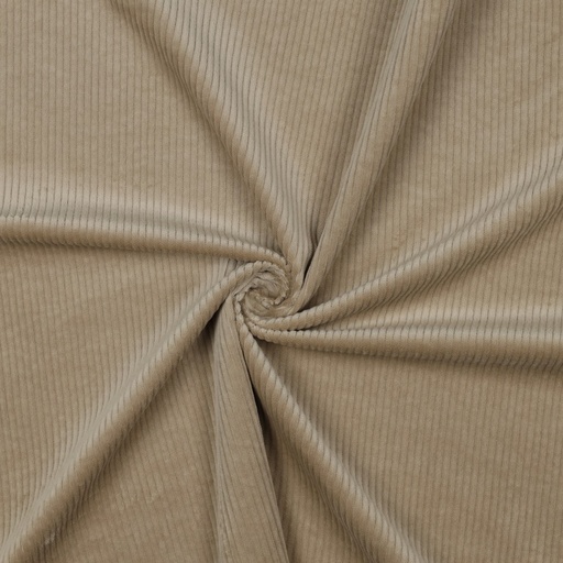 [VE-03316-005] Corduroy Washed 6W Stretch sand