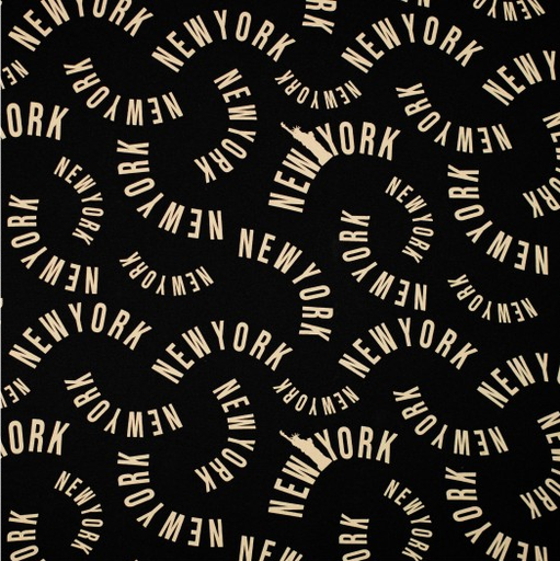 [POL-458027-32] Jogging Bio Print "Newyork" Black