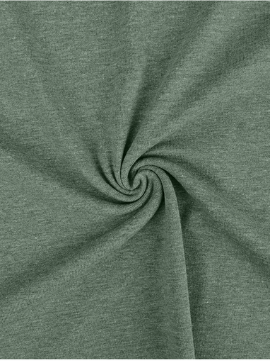 [MU-9733-1526] Jersey Black Yarn Dusty Mint