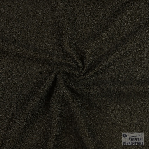 [MC-CURLY FLEECE-1000] Curly Fleece Zwart