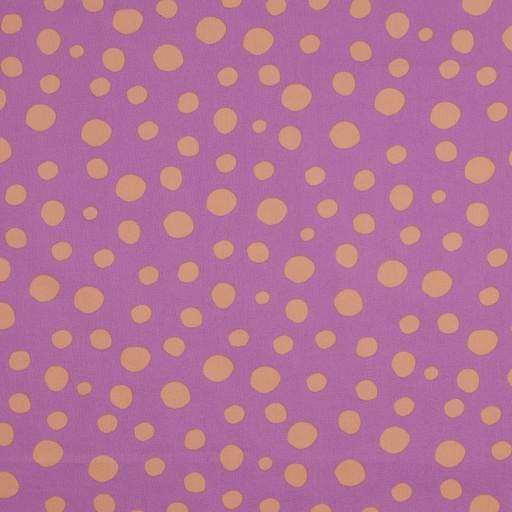 [VE-04310-023] Fine Poplin Balls Peach/Lila