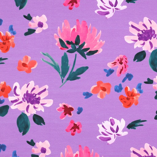 [VE-04047-002] French Terry Dig. Colette Nerida Hansen Lavender