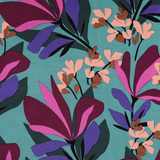 [VE-04056-031] Rosella Str. Spring Garden Nerida Hansen Sea Blue