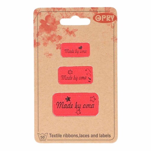 [DBF-69654-02] Opry skai-leren labels made by oma rood
