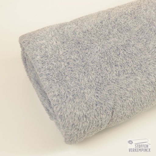 [ZA-902858-04] Wellness Fleece Uni Mélange Blauw/Wit