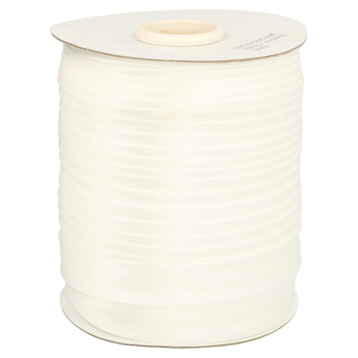 [DBF-3941-20-009] Biaisband satijn 20mm - 009 - wit