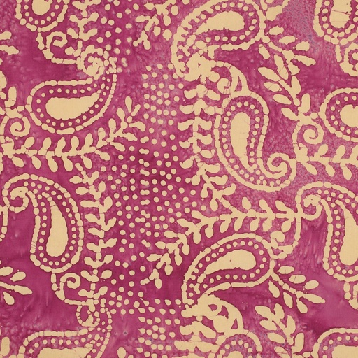 [VE-03549-002] Crafted Batik Cotton Voile Cyclaam/Beige