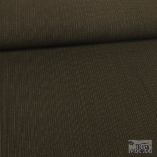 [184-0209] Breedtestretch Gestreept Antraciet