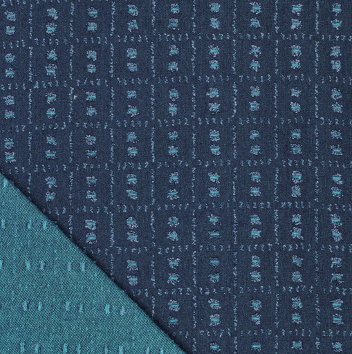 [KI-21924-660] Jeans Twist Repeat Petrol