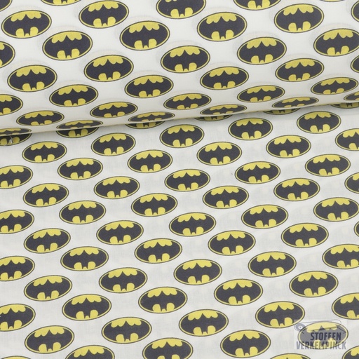 [MO-POPLI-89838] Katoen Batman Embleem Wit