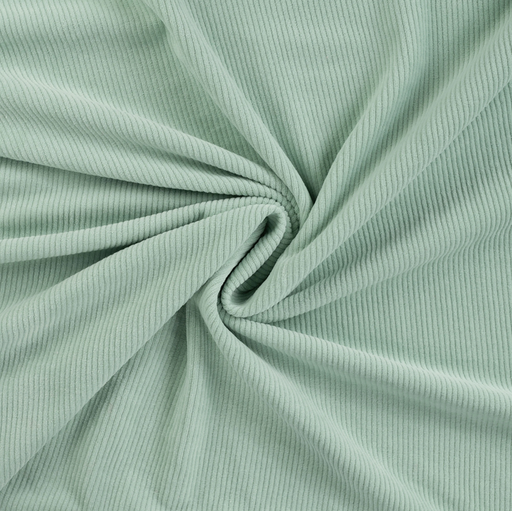 [QT-RS0344-221] Jersey Corduroy Florida Pastel Mint