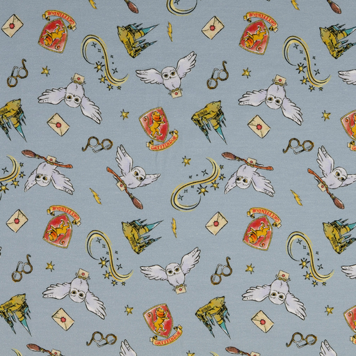 [HE-206872-0001] Jersey Digital Print Harry Potter Dusty Blue