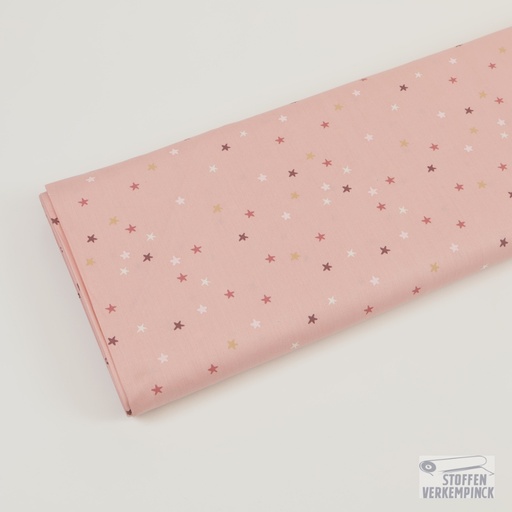 [MU-5472-2213] Katoen Poplin Stars Rose
