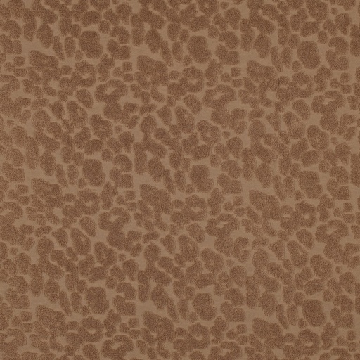 [VE-03740-003] Cotton Toweling Knit Animal Skin Light Brown