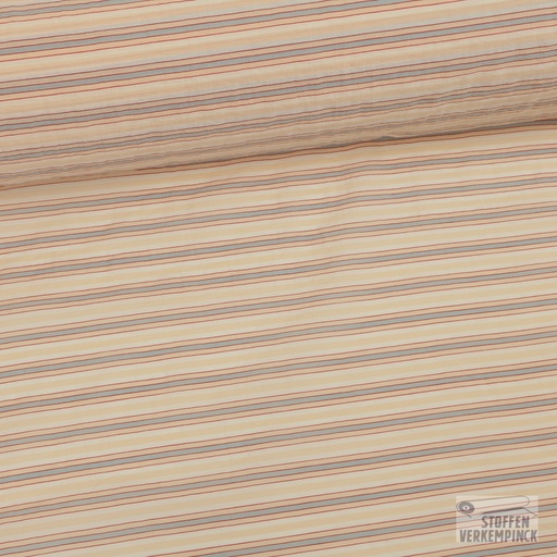 [FA-TB-0030-01] Katoen/Polyamide Streep Zalm/Munt