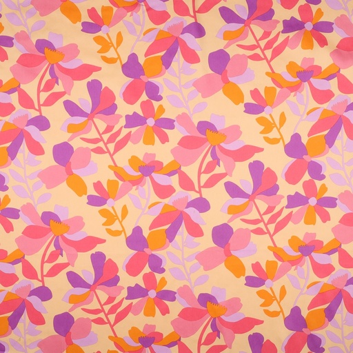 [VE-05450-003] Cotton Satin Cloverdale Nerida Hansen Peach