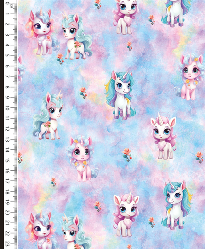 [MU-5775-1305] Jersey Digital Unicorn Blue