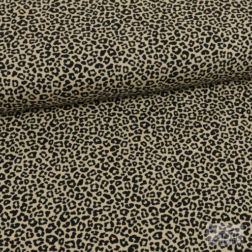 [QT-K20101-520] French Terry Digital Animal Print Sand