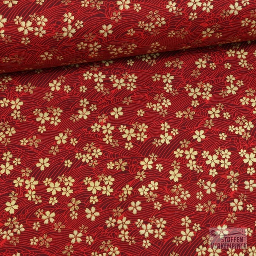 [SA-TATAMI-ROUGE] Katoen Tatami Rouge/Or  