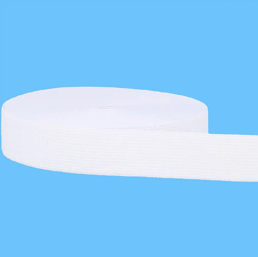 [DBF-97813-009] Ceintuurelastiek 25mm wit