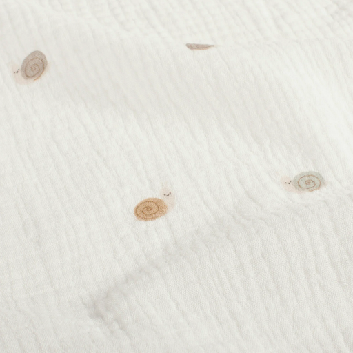 [NO-23414-051] Double Gauze Slakjes Wit
