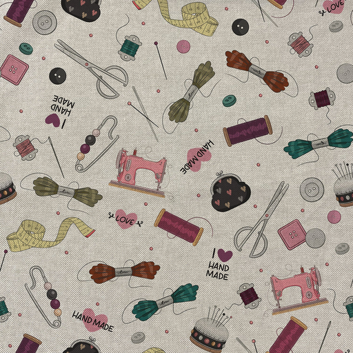 [NO-01949-014] Canvas Digital Sewing Supplies