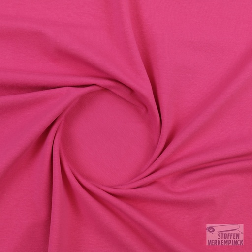 [ZA-002068-52] Jersey Katoen Uni Pink