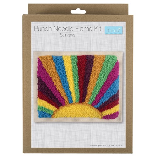 [DI-GCK117] Punch Needle Kit 20,3 x 25,4cm : Zonnestralen