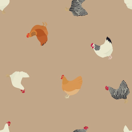 [QT-K20103-522] French Terry Brushed Chickens - Beach Sand
