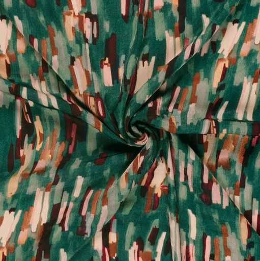 [NO-24019-128] Polye. Satin Velvet Sticks Petrolgreen