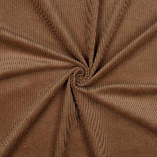 [VE-03316-017] Corduroy Washed 6W Stretch Camel
