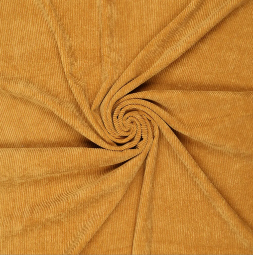 [KI-0960-570] Corduroy Stretch Soepel Ochre