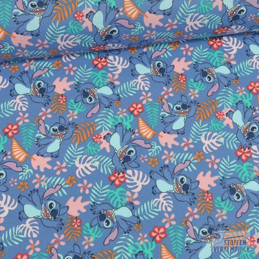 [VER-67925-V2] Katoen Lilo & Stitch Tropical Blue 15