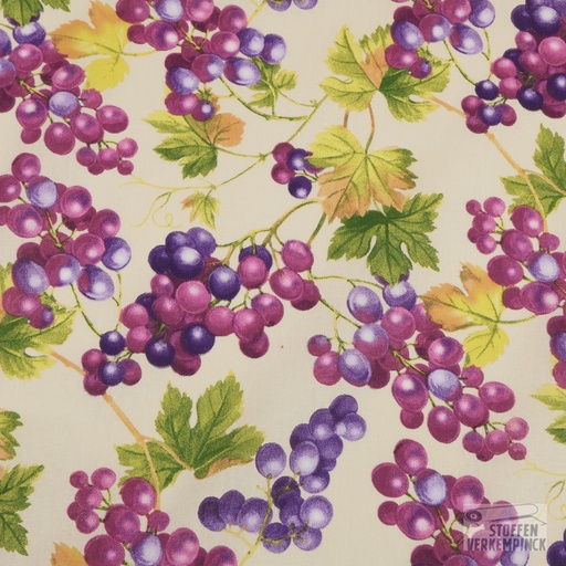 [MF-5041-001] Katoen Cretonne Muscat Violet