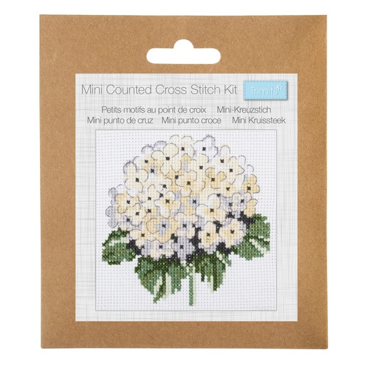 [DI-GCS200] kruissteek kit 17cm x 17cm : Hortensia