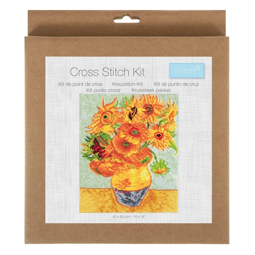 [DI-GCS216] Kruissteek kit 40cm x 48,5cm Herfstbloemen