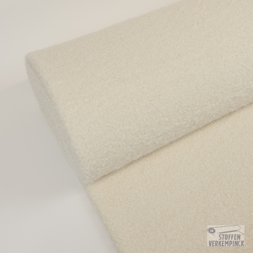 [POL-FM416109-40] Bouclé Hairy Ecru