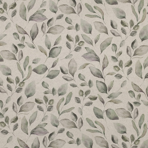 [VE-06877-001] Canvas Linen Look Digital Leaves