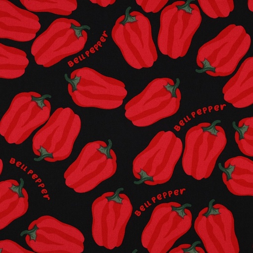 [VE-05719-001] Canvas Bell Peppers Black