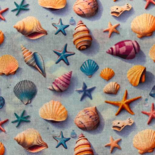 [CI-TEENS-110] Katoen Digital "Shell" Light Blue