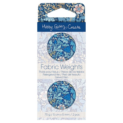 [DI-HGC907.01] Stofgewichten metaal 2st  -  Hobby Gift Create