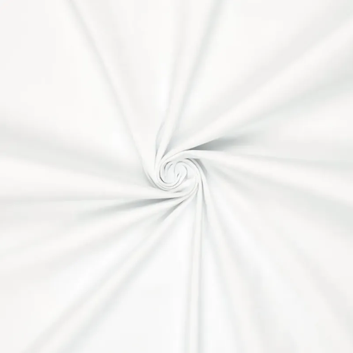 [KI-90051-001] Cotton Stretch Twill Soft Brushed White