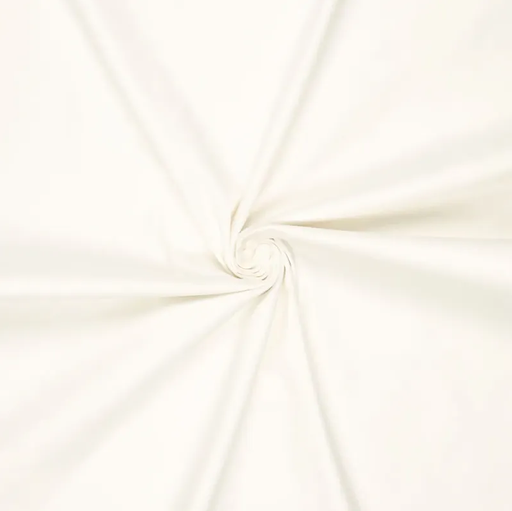 [KI-90051-020] Cotton Stretch Twill Soft Brushed Off White