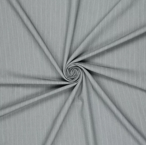 [KI-90106-970] Bi-Stretch "Orlando" 15 mm. Pin stripe Grey