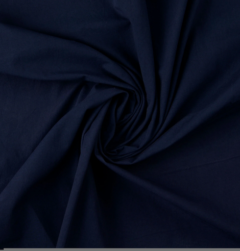 [HE-212187-5026] Stone washed popeline Marine