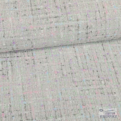 [SPS-5062-05.01] Chanel met Glansdraad Multi Pastel