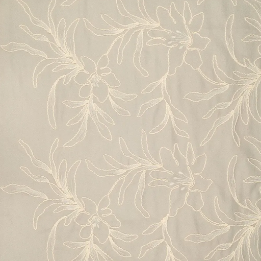 [KI-22670-178] Broderie Luana Gabardine Sand