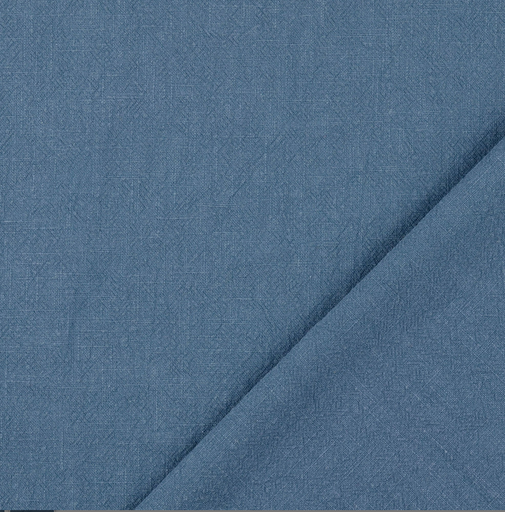 [HE-200546-5028] Gewassen Linnen Uni Denimblue