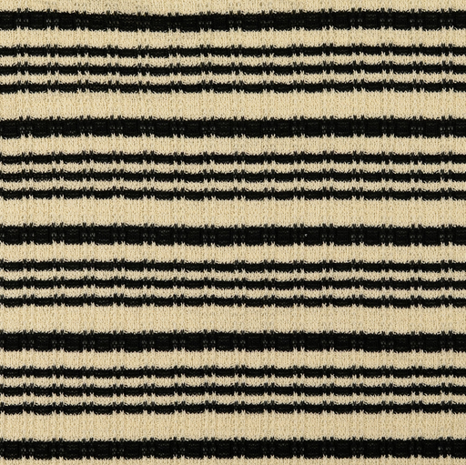 [HE-212217-5001] Heavy Jersey Stripes Black