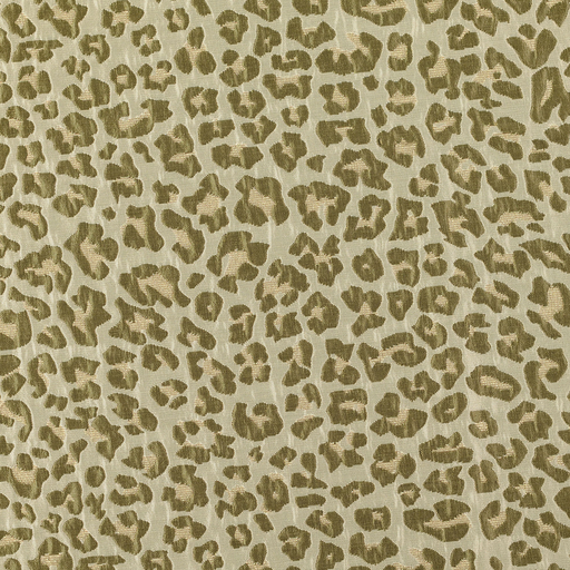 [HE-212255-5001] Lurex Jacquard Leopard Olive